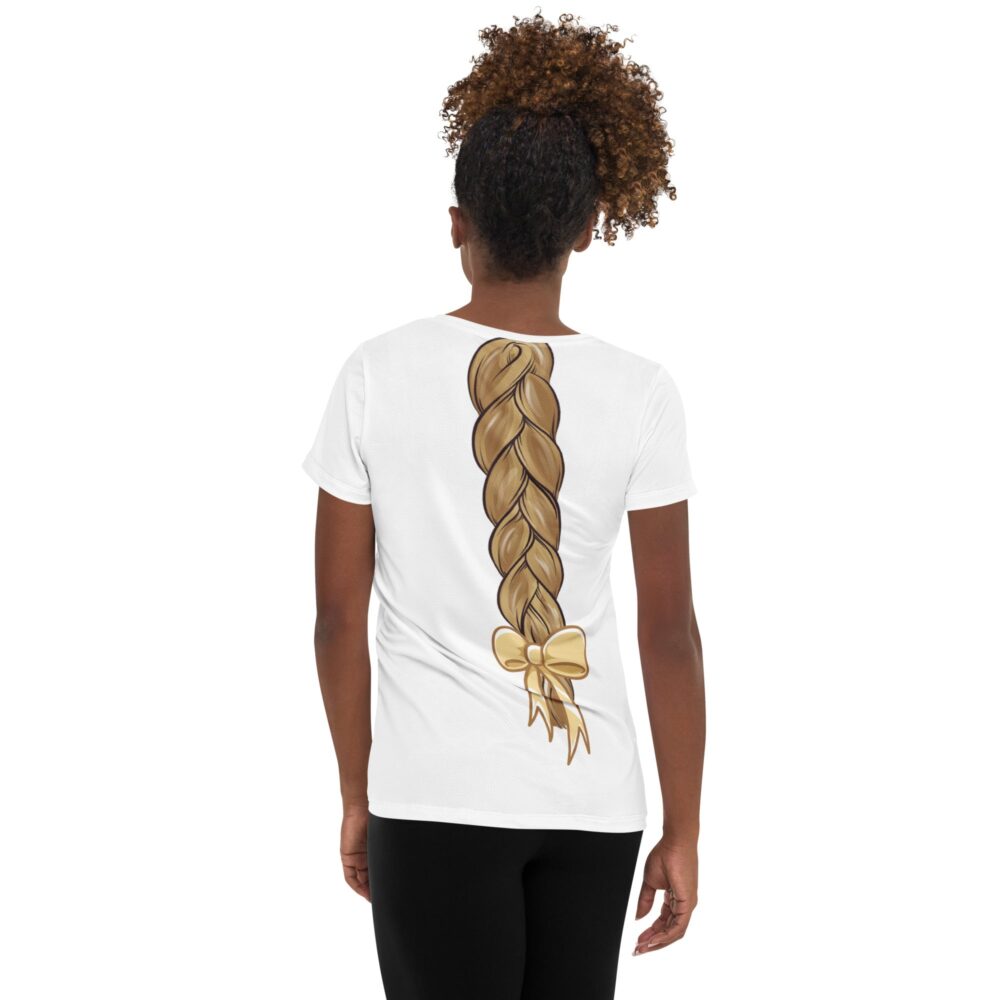 Very special t shirt  All-Over Print Women's Athletic T-shirt - Image 4
