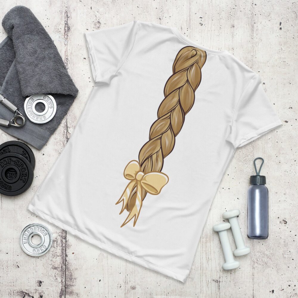 Very special t shirt  All-Over Print Women's Athletic T-shirt - Image 5
