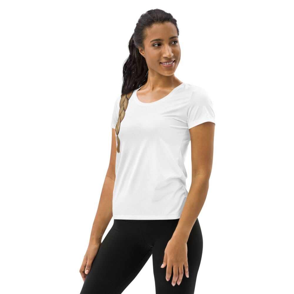 Very special t shirt  All-Over Print Women's Athletic T-shirt - Image 6