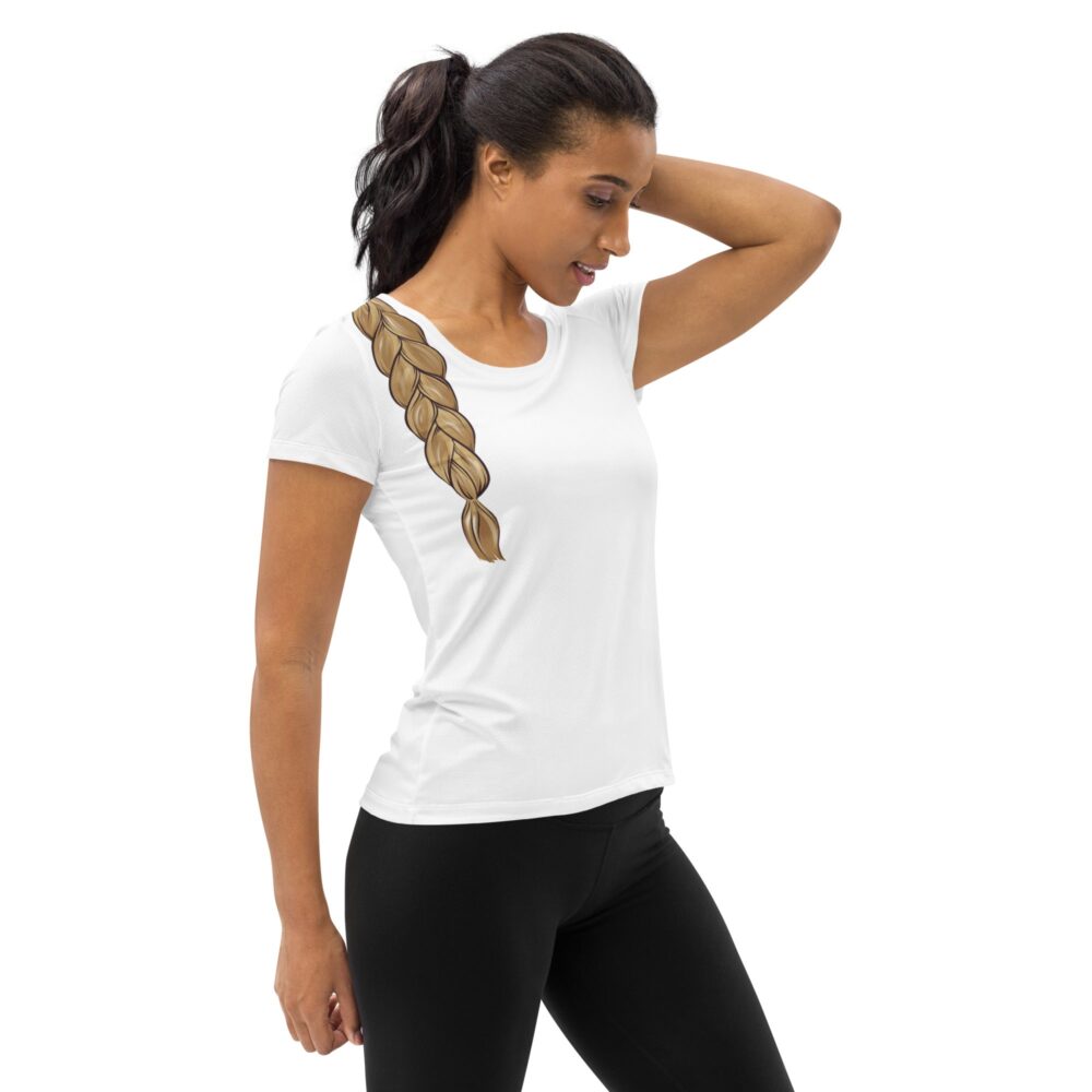 Very special t shirt  All-Over Print Women's Athletic T-shirt - Image 7