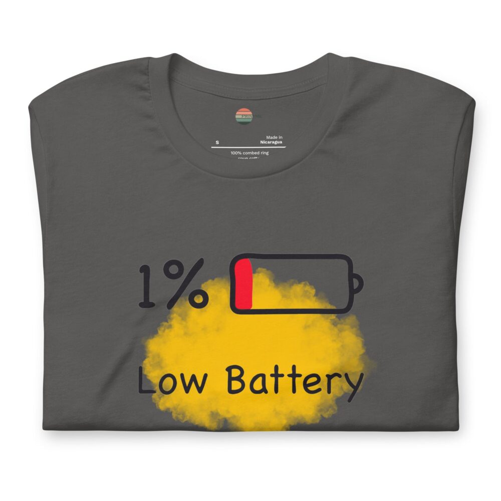 Low Battery - Unisex t-shirt - Image 4