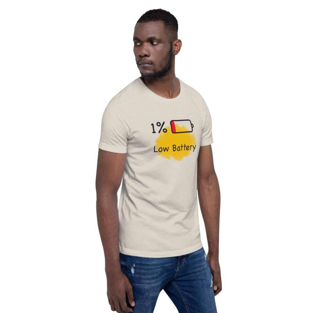 Low Battery - Unisex t-shirt - Image 8
